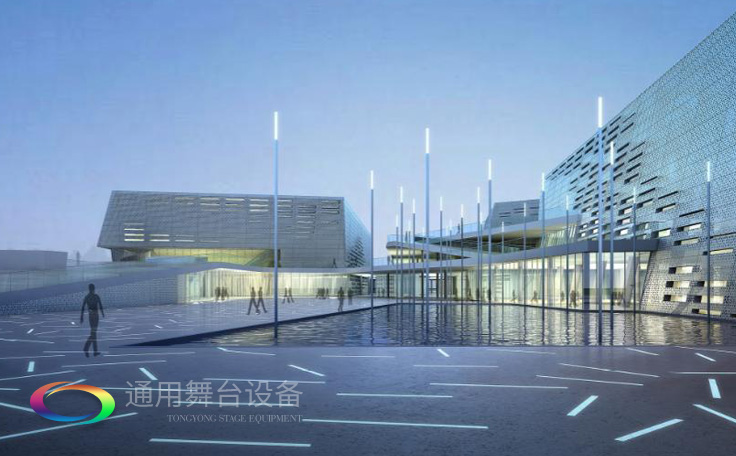 舞臺(tái)阻燃幕布通用舞臺(tái)扛起建設(shè)單位責(zé)任，加強(qiáng)檢查監(jiān)管，落實(shí)“3個(gè)100%”要求！東莞市工人文化宮工人電影院改造工程順利完工