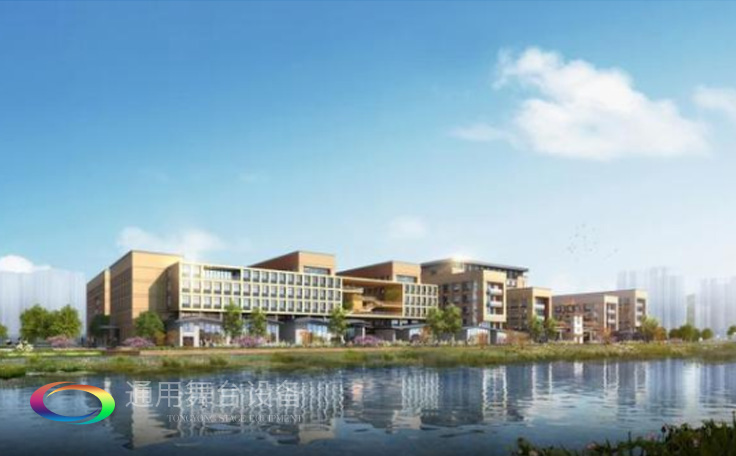 科學(xué)計劃工期、合理交叉施工，保質(zhì)保量順利完成工程的交付！通用舞臺阻燃幕布承接羊城廣州培英中學(xué)報告廳項目！