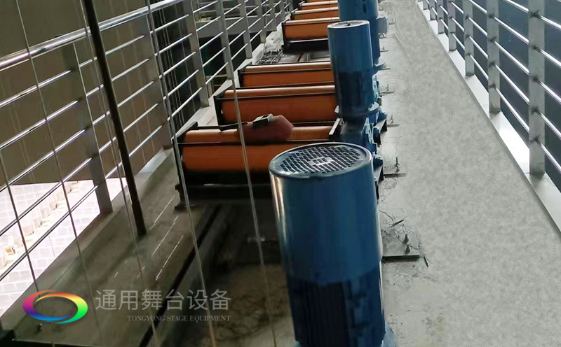 淮安開明實驗學(xué)校報告廳、舞臺機械吊桿、鋼性防火幕項目